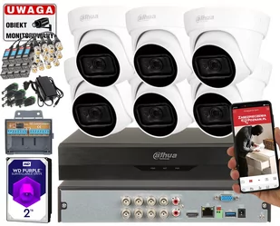 Monitoring hybrydowy firmy Dahua HAC-HDW1800TL-A-0280B 8MPx Wizsense Mikrofon - Zestawy do monitoringu - miniaturka - grafika 1