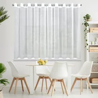 Firany - Firana Dekoracyjna Molly 350 x 150 Przelotki Biały - miniaturka - grafika 1