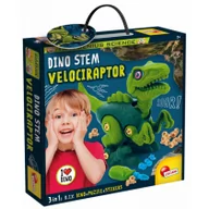 Zabawki konstrukcyjne - Zestaw Konstrukcyjny I'M A Genius Dino Stem - Velociraptor - miniaturka - grafika 1