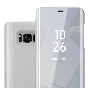 Pokrowiec Do Samsung Galaxy S8 PLUS w Etui SREBRNY AGAT  Case Cover Obudowa Ochronny Cadorabo - Etui i futerały do telefonów - miniaturka - grafika 1