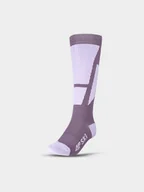 Skarpety termoaktywne - 4F Skarpety narciarskie damskie - fioletowe 39-42 - miniaturka - grafika 1