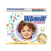 Suplementy diety - Teva VIBOVIT BOBAS Waniliowy 14 sasz 4383232 - miniaturka - grafika 1