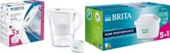 Dzbanki filtrujące - Dzbanek filtrujący Brita Marella + 9 wkładów MAXTRA PRO Pure Performance biały - miniaturka - grafika 1