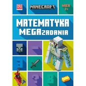 Książki edukacyjne - Minecraft Matematyka Megazadania 7+ Nowa - miniaturka - grafika 1