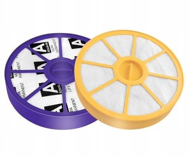 Worek do odkurzacza JETtools Zestaw 2x Filtr Do Dyson Dc08 Dc15 Dc19 Dc20 Dc21 / Wejściowy i Wyjściowy / Dc08 Hepa Filter