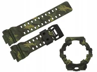 Akcesoria do zegarków - Casio pasek bezel GA-700 GA-710 moro zielone oryginał - miniaturka - grafika 1