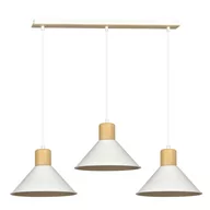 Lampy sufitowe - Emibig Rowen lampa wisząca 3-punktowa biała 1045/3 1045/3 - miniaturka - grafika 1