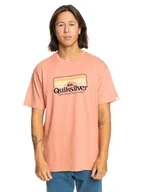 Koszulki męskie - Quiksilver Koszulka męska Różowa S - miniaturka - grafika 1