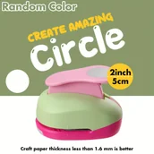 Rękodzieło - TEMU Wielorozmiarowe Dziurkacze do Okrągłych Otworów, 3/8 Cala, 5/8 Cale, 1 Cal, 1.5 Cala, 2 Cale - Do Scrapbookingu, Rękodzieła Papierowych, Kartek - miniaturka - grafika 1