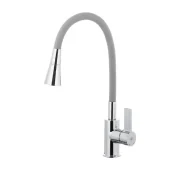 Baterie kuchenne - KFA Armatura Rumba DUO6553-925-63 Mosiężna Chrom - miniaturka - grafika 1