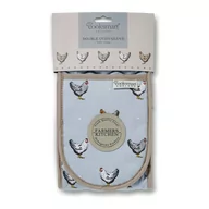 Fartuchy i rękawice kuchenne - Podwójna bawełniana rękawica kuchenna Cooksmart ® Farmers Kitchen - miniaturka - grafika 1