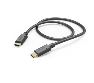 Kabel HAMA Ładujący/data USB-C - USB-C 1.5m Czarny - Kable - miniaturka - grafika 1