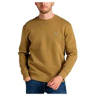 Bluzy męskie - Lee Męska bluza Plain Crew, amonit, XL - miniaturka - grafika 1