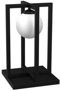 Lampy stojące - Lampa stołowa Diego MLP8571 ze szklanym kloszem biała czarna - miniaturka - grafika 1
