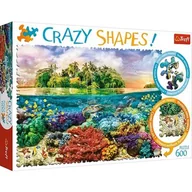Puzzle - Trefl Puzzle 600 Crazy Shapes Tropikalna wyspa - miniaturka - grafika 1