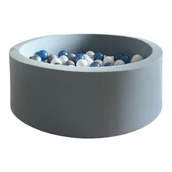 Suche baseny - Suchy basen z piĹ‚eczkami 30x90 Niebieski+ 250szt - GOTOWY MIX - miniaturka - grafika 1