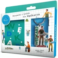 Breloczki dla dzieci - Pan Dragon Zestaw brelok + skarpetki dla wędkarza - miniaturka - grafika 1