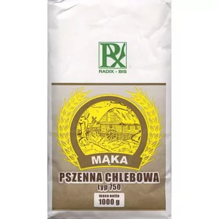 MĄKA PSZENNA CHLEBOWA 750 1 kg - RADIX-BIS - Zdrowa żywność - miniaturka - grafika 1