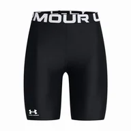 Spodnie sportowe damskie - Szorty damskie Under Armour HG Authentics 8in Short Rozmiar: XS / Kolor: czarny - miniaturka - grafika 1