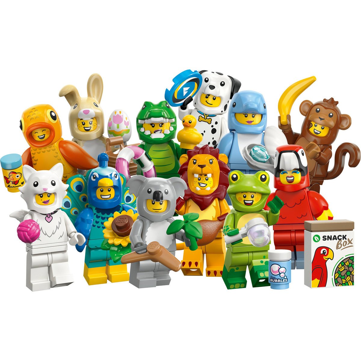 Minifigurki LEGO 71051 komplet 12szt seria 28 Zwierzęta