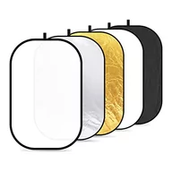 Pozostałe oświetlenie - Neewer 5-in-1-owalne składana odbłyśnik światła (120 x 180 cm) na szybę Multi przepuszczalna/srebrny/czarny/złoty/biały 10071558 - miniaturka - grafika 1