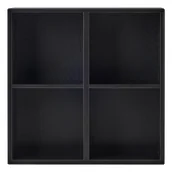 Perfumy dla dzieci - Czarny regał ścienny 68x68 cm Edge by Hammel – Hammel Furniture - miniaturka - grafika 1