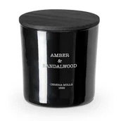 Świece - CERERIA MOLLA CM Świeca XL 600 gr Amber and Sandalwood CM-6637 - miniaturka - grafika 1