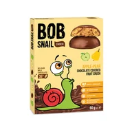 Przekąski dla dzieci - Bob Snail Ciastko Jabłko-Gruszka W Czekoladzie 60 G - miniaturka - grafika 1