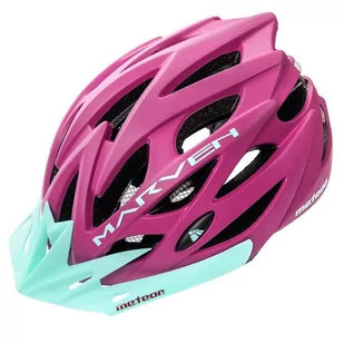 Meteor MARVEN EGGPLANT ROZM M 55-58 CM) - Kaski rowerowe - miniaturka - grafika 1