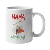 Gadżety dla niej i dla niego - Kubek dla mamy prezent na Dzień Matki kubek z napisem Mama wymiata! - miniaturka - grafika 1