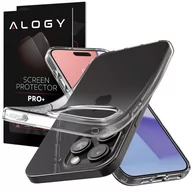 Etui i futerały do telefonów - Etui do iPhone 15 Pro Max Spigen Liquid Crystal Case obudowa ochronna na telefon Crystal Clear + Szkło - miniaturka - grafika 1