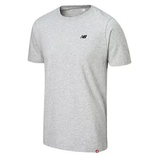 Koszulka New Balance MT23600AG - szara - Koszulki sportowe męskie - miniaturka - grafika 1