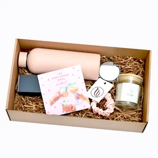 Zestaw prezentowy – Długopis Parker, Lusterko, Butelka, Frotka, Świeczka, Kartka - Zestawy upominkowe - miniaturka - grafika 1