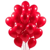 Wesele i ślub - Balony Czerwone Pastelowe Walentynki Ślub Wesele Girlanda Balonowa 25szt - miniaturka - grafika 1