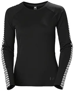 Helly Hansen Damska koszulka funkcyjna Lifa Active Stripe Crew - Koszulki i topy damskie - miniaturka - grafika 1