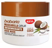 Maski do włosów - Maska do włosów Babaria Hair Mask Coconut Oil 400 ml (8410412220187) - miniaturka - grafika 1
