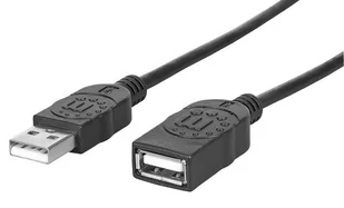 Manhattan Hi-Speed USB 2.0 przewód przyłączeniowy 1.8m czarny 338653 - Kable USB - miniaturka - grafika 4