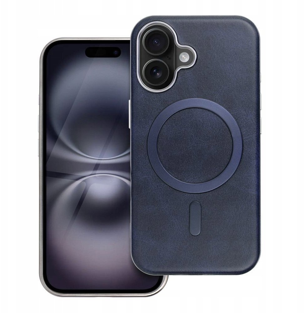 Futerał GENTLEMAN MAG COVER kompatybilny z MagSafe do IPHONE 17 granatowy
