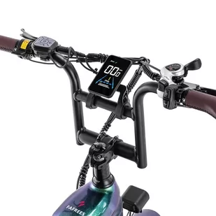 FAFREES F20 Master E-bike 20*4.0 inch Air Tire 500W Rear Drive 25km/h Max Speed 48V 22.5Ah Battery 140-160km Range Green - Rowery - miniaturka - grafika 7