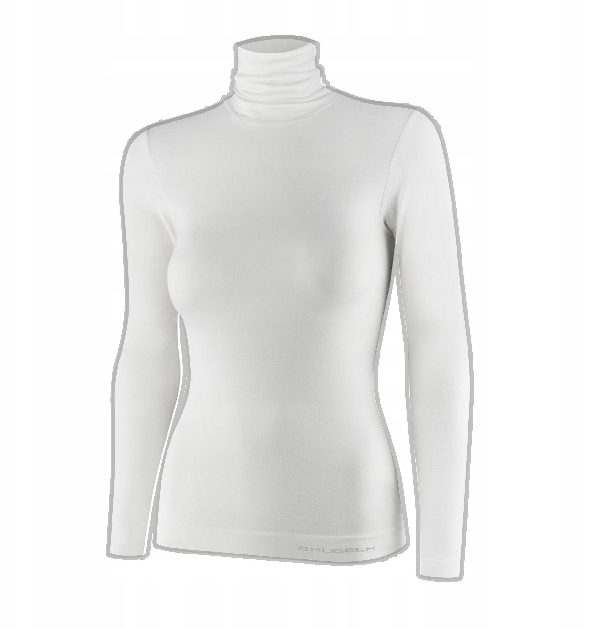 LS1627W Koszulka damska z golfem COMFORT MERINO kremowy XL