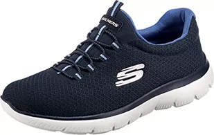 Skechers Damskie kapcie 12980 NVLB, granatowe, 38 - Kapcie damskie - miniaturka - grafika 1
