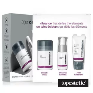 Dermalogica Age Defense ZESTAW Ochronny krem regenerujący z filtrem 12 ml + Rozjaśniające serum z witaminą C, 10 ml + Wysoce aktywny puder złuszczający 13 g - Zestawy kosmetyków damskich - miniaturka - grafika 1