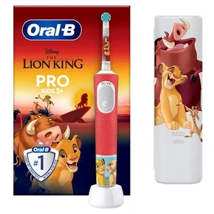 Szczoteczka rotacyjna ORAL-B Pro Kids Król Lew + Etui - Szczoteczki do zębów dla dzieci - miniaturka - grafika 1