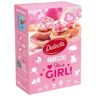 Dodatki do ciast w proszku - Delecta Babeczki It`s A Girl 293 g - miniaturka - grafika 1