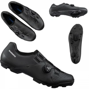 Shimano, Buty sportowe, SHIMANO MTB XC3 SH, XC300 czarne, rozmiar 45 - Buty rowerowe Shimano, Buty sportowe, SHIMANO MTB XC3 SH, XC300 czarne, rozmiar 45 - Buty rowerowe - miniaturka - grafika 1