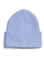Czapki damskie - Pieces Czapka dzianinowa w kolorze błękitnym - miniaturka - grafika 1