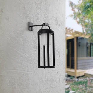 Lucande lampa solarna LED 2 w 1 Tilena, czarna, okrągła, aluminium - Lampy ogrodowe - miniaturka - grafika 1