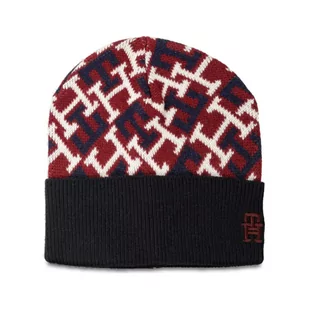Tommy Hilfiger Czapka TH MONOGRAM | z dodatkiem wełny i kaszmiru - Czapki męskie - miniaturka - grafika 1