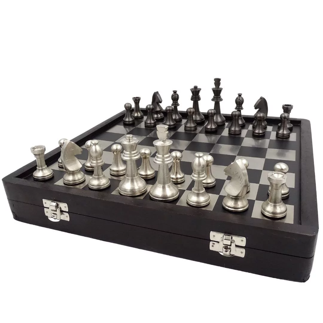 GD Szachy metalowe elegancki zestaw dla szachisty G334A 224939