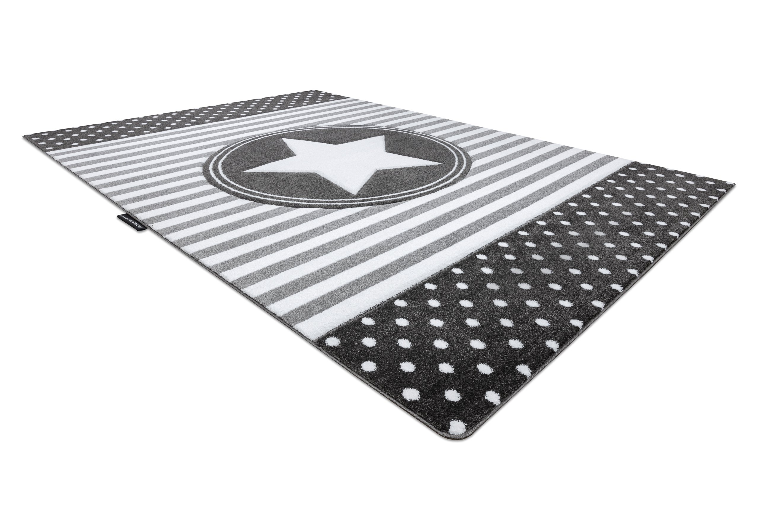 Dywan PETIT STAR GWIAZDA szary 160x220 cm